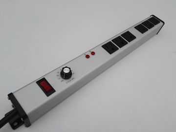 quality  Aluminum Alloy Adjustable Timer Power Outlet PDU Power Bar With Six Way factory