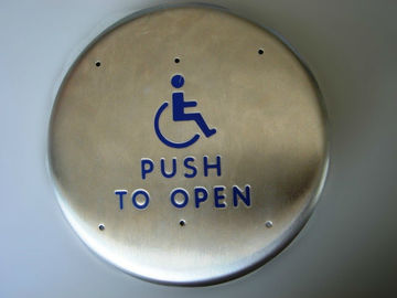 quality  Anti Removal 6" Round Push To Exit Switch , Handicap Door Disability Access Systems factory