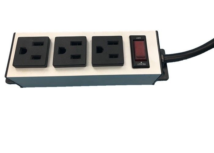 Custom American 3 Way Multi Electrical Plug Extension Cord With On Off Switch