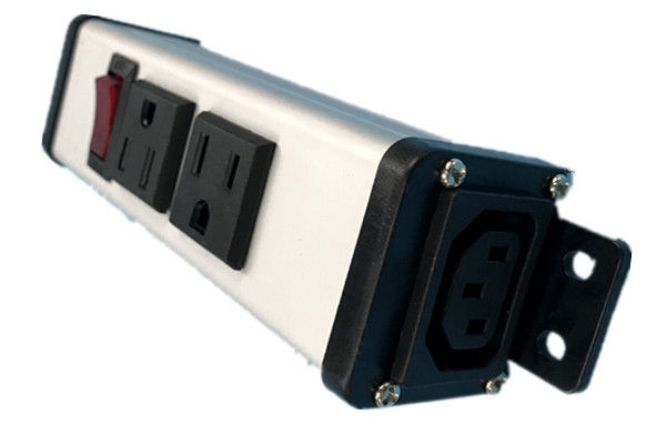 2 Way Outlets AC PDU Power Distribution Unit Mountable For Workbench UL Approved
