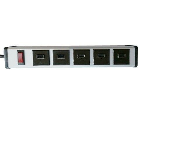 Safety Smart 5 Port 2.0 Usb Charging Power Bar Fast Charging AU / EU / UK / US Plug