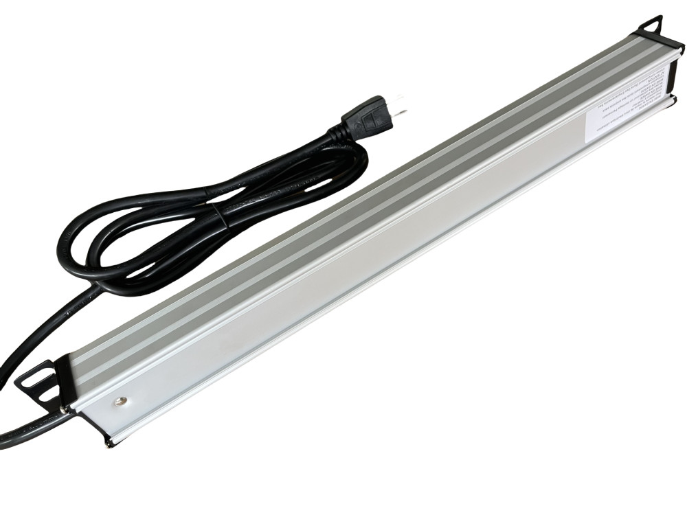 6 Way Metal Tabs Multi Outlet Power Strip With 10' Extension Cord  14AWG NEMA 5-15P