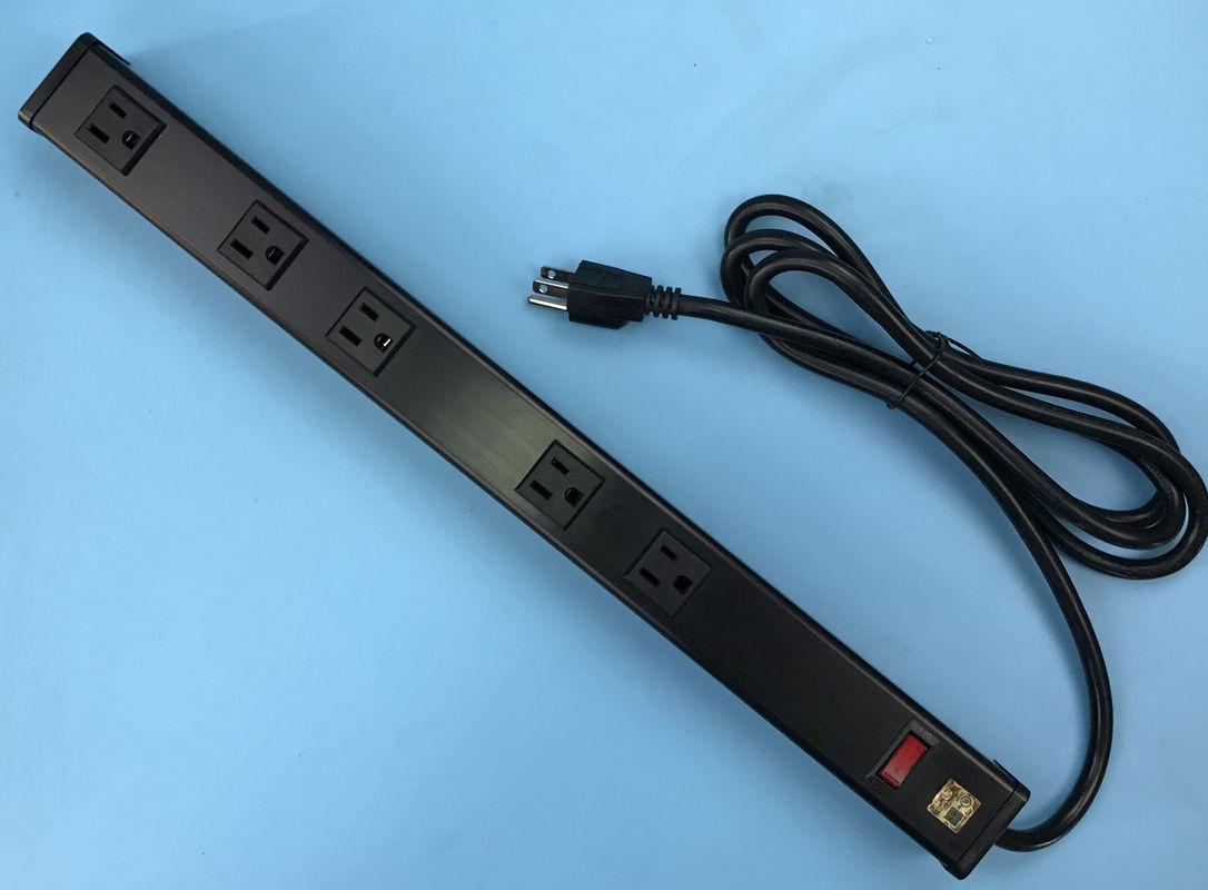 Household Multifunction Multi Outlet Power Strip Fireproof PC & Aluminum Material