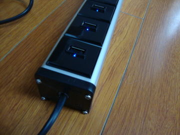 Multiple 11 USB Port Power Strip With Surge Protection For Home / Commercial Use