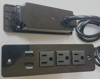 5v 2 4a 1a 3 way desktop power outlet