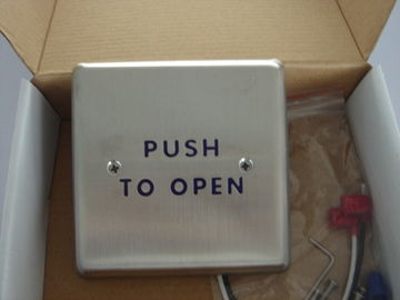 4.5&quot; Round Push To Exit Switch / Handicap Accessible Door Openers With Disabled Logo