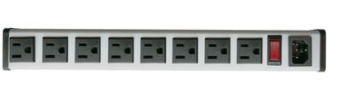Rack Cabinet PDU Power Distribution Unit Bar 8 Outlet With Metal Housing