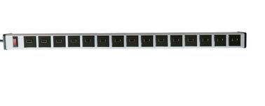 Universal 15 Port USB Surge Protector Power Strip With Safety On / Off Switch