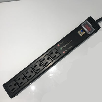 Lightning Proof 28 &quot;  Surge Protector Power Strip 6 Outlets