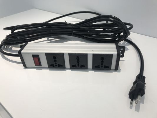 Multifunction 3 Outlet PDU Power Distribution Unit Universal