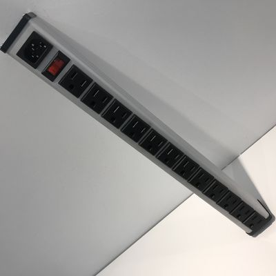 5 To 14&quot; 12 Outlets Hardwired Power Strip With IEC C14 Input