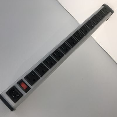 5 To 14&quot; 12 Outlets Hardwired Power Strip With IEC C14 Input